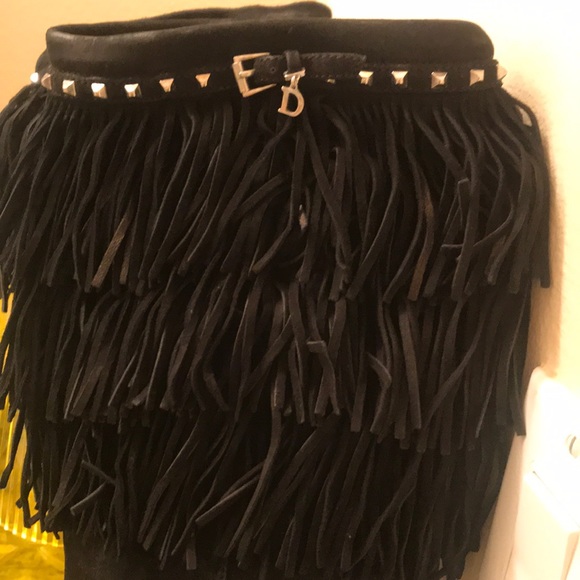 Dior suede fringe boots - Picture 2 of 4